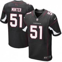 Nike Arizona Cardinals -51 Minter Jersey Black Elite Alternate Jersey
