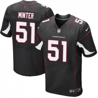 Nike Arizona Cardinals -51 Minter Jersey Black Elite Alternate Jersey