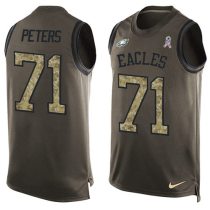 Nike Eagles -71 Jason Peters Green Stitched NFL Limited Salute To Service Tank Top Jersey Nike Eagles -71 Jason Peters Green Stitched NFL Limited Salute To Service Tank Top Jersey