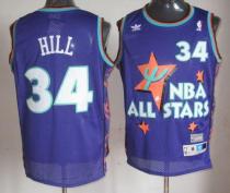 Cleveland Cavaliers -34 Tyrone Hill Purple 1995 All Star Throwback Stitched NBA Jersey Cleveland Cavaliers -34 Tyrone Hill Purple 1995 All Star Throwback Stitched NBA Jersey