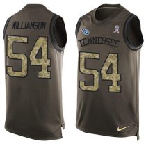 Nike Titans -54 Avery Williamson Green Stitched NFL Limited Salute To Service Tank Top Jersey Nike Titans -54 Avery Williamson Green Stitched NFL Limited Salute To Service Tank Top Jersey