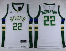 Milwaukee Bucks -22 Khris Middleton White Stitched NBA Jersey Milwaukee Bucks -22 Khris Middleton White Stitched NBA Jersey