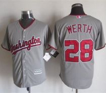 Washington Nationals #28 Jayson Werth Grey New Cool Base Stitched MLB Jersey Washington Nationals #28 Jayson Werth Grey New Cool Base Stitched MLB Jersey
