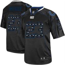 Nike Indianapolis Colts #23 Frank Gore New Lights Out Black Men's Stitched NFL Elite Jersey