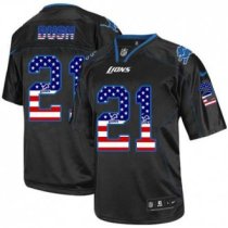Nike Detroit Lions -21 Reggie Bush Black NFL Elite USA Flag Fashion Jersey Nike Detroit Lions -21 Reggie Bush Black NFL Elite USA Flag Fashion Jersey