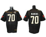 Nike Tampa Bay Buccaneers -70 Logan Mankins Black 2016 Pro Bowl Stitched NFL Elite Jersey