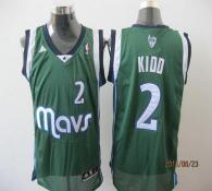 Dallas Mavericks -2 Jason Kidd Green Revolution 30 Stitched NBA Jersey