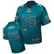 Nike Jacksonville Jaguars #76 Luke Joeckel Teal Green Team Color Men's Stitched NFL Elite Drift Fash