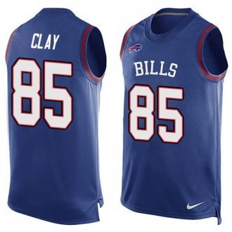 Nike Buffalo Bills -85 Charles Clay Royal Blue Team Color Stitched NFL Limited Tank Top Jersey