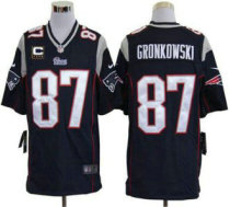 Nike Patriots -87 Rob Gronkowski Navy Blue Team Color With C Patch Stitched NFL Game Jersey Nike Patriots -87 Rob Gronkowski Navy Blue Team Color With C Patch Stitched NFL Game Jersey