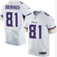 Nike Vikings -81 Moritz Boehringer White Stitched NFL Elite Jersey