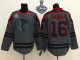 Chicago Blackhawks -16 Marcus Kruger Charcoal Cross Check Fashion 2015 Stanley Cup Stitched NHL Jers