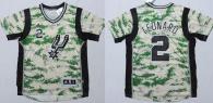 San Antonio Spurs -2 Kawhi Leonard Camo Pride Stitched NBA Jersey