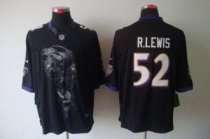 Nike Ravens -52 Ray Lewis Black Alternate Stitched NFL Helmet Tri-Blend Limited Jersey Nike Ravens -52 Ray Lewis Black Alternate Stitched NFL Helmet Tri-Blend Limited Jersey