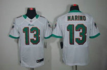 Nike Dolphins -13 Dan Marino White Stitched NFL Elite Jersey Nike Dolphins -13 Dan Marino White Stitched NFL Elite Jersey