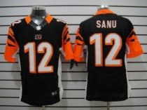 Nike Bengals -12 Mohamed Sanu Black Team Color Stitched NFL Elite Jersey Nike Bengals -12 Mohamed Sanu Black Team Color Stitched NFL Elite Jersey