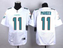 Nike Miami Dolphins #11 DeVante Parker White Men's Stitched NFL New Elite Jersey Nike Miami Dolphins #11 DeVante Parker White Men's Stitched NFL New Elite Jersey