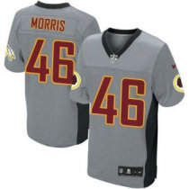 Nike Redskins -46 Alfred Morris Grey Shadow Stitched NFL Elite Jersey Nike Redskins -46 Alfred Morris Grey Shadow Stitched NFL Elite Jersey