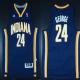 Indiana Pacers -24 Paul George Navy Blue Road Stitched NBA Jersey