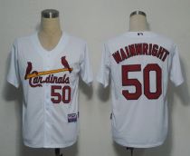 St Louis Cardinals #50 Adam Wainwright White Stitched MLB Jersey St Louis Cardinals #50 Adam Wainwright White Stitched MLB Jersey