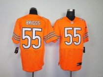 Nike Bears -55 Lance Briggs Orange Alternate Stitched NFL Elite Jersey Nike Bears -55 Lance Briggs Orange Alternate Stitched NFL Elite Jersey