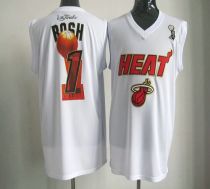 2012 NBA Finals Miami Heat -1 Chris Bosh White Stitched NBA Jersey 2012 NBA Finals Miami Heat -1 Chris Bosh White Stitched NBA Jersey