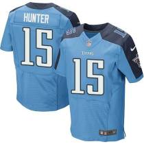 Nike Tennessee Titans -15 Justin Hunter Light Blue Team Color Stitched NFL Elite Jersey Nike Tennessee Titans -15 Justin Hunter Light Blue Team Color Stitched NFL Elite Jersey