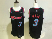 Miami Heat #3 Wade White NBA Jersey Miami Heat #3 Wade White NBA Jersey