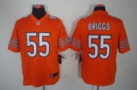 Nike Bears -55 Lance Briggs Orange Alternate Stitched NFL Limited Jersey