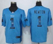 2015 New Nike Carolina Panthers -1 Cam Newton Pro Line Blue Fashion Strobe Jersey 2015 New Nike Carolina Panthers -1 Cam Newton Pro Line Blue Fashion Strobe Jersey