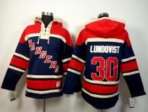 New York Rangers -30 Henrik Lundqvist Navy Blue Sawyer Hooded Sweatshirt Stitched NHL Jersey New York Rangers -30 Henrik Lundqvist Navy Blue Sawyer Hooded Sweatshirt Stitched NHL Jersey
