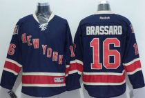 New York Rangers -16 Derick Brassard Navy Blue Alternate Stitched NHL Jersey New York Rangers -16 Derick Brassard Navy Blue Alternate Stitched NHL Jersey