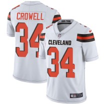 Nike Browns -34 Isaiah Crowell White Stitched NFL Vapor Untouchable Limited Jersey Nike Browns -34 Isaiah Crowell White Stitched NFL Vapor Untouchable Limited Jersey