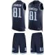 Titans -81 Andre Johnson Navy Blue Alternate Stitched NFL Limited Tank Top Suit Jersey