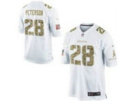 NEW Minnesota Vikings -28 Adrian Peterson White Jerseys(game USA)