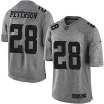 Nike Minnesota Vikings -28 Adrian Peterson Gray Stitched NFL Limited Gridiron Gray Jersey Nike Minnesota Vikings -28 Adrian Peterson Gray Stitched NFL Limited Gridiron Gray Jersey