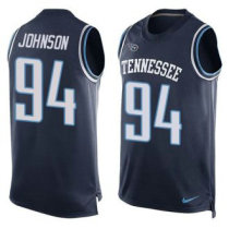 Nike Titans -94 Austin Johnson Navy Blue Alternate Stitched NFL Limited Tank Top Jersey Nike Titans -94 Austin Johnson Navy Blue Alternate Stitched NFL Limited Tank Top Jersey