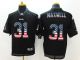 Nike Philadelphia Eagles #31 Byron Maxwell Black Men's Stitched NFL Elite USA Flag Fashion Jersey