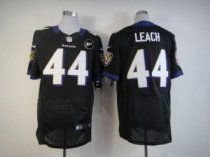 Nike Ravens -44 Vonta Leach Black Alternate With Art Patch Embroidered NFL Elite Jersey Nike Ravens -44 Vonta Leach Black Alternate With Art Patch Embroidered NFL Elite Jersey