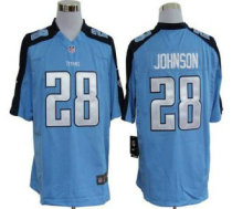 Nike Titans -28 Chris Johnson Light Blue Team Color Stitched NFL Game Jersey Nike Titans -28 Chris Johnson Light Blue Team Color Stitched NFL Game Jersey