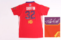 Autographed 2014 NBA All Star Los Angeles Clippers -32 Blake Griffin Red Jerseys Autographed 2014 NBA All Star Los Angeles Clippers -32 Blake Griffin Red Jerseys