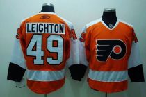 Philadelphia Flyers -49 Michael Leighton Stitched Orange NHL Jersey Philadelphia Flyers -49 Michael Leighton Stitched Orange NHL Jersey