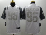 Nike New York Jets -96 Muhammad Wilkerson White NFL Limited Platinum Jersey