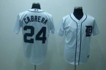 Detroit Tigers -24 Miguel Cabrera Stitched White MLB Jersey Detroit Tigers -24 Miguel Cabrera Stitched White MLB Jersey