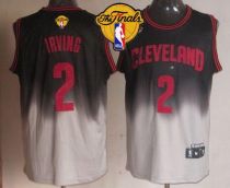 Cleveland Cavaliers -2 Kyrie Irving Black Grey Fadeaway Fashion The Finals Patch Stitched NBA Jersey Cleveland Cavaliers -2 Kyrie Irving Black Grey Fadeaway Fashion The Finals Patch Stitched NBA Jersey