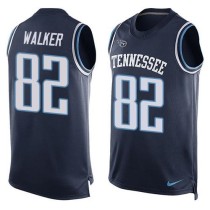Nike Tennessee Titans -82 Delanie Walker Navy Blue Alternate Stitched NFL Limited Tank Top Jersey Nike Tennessee Titans -82 Delanie Walker Navy Blue Alternate Stitched NFL Limited Tank Top Jersey
