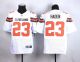 Nike Cleveland Browns -23 Joe Haden White Men's Stitched NFL New Elite Jersey