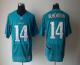 Nike Jacksonville Jaguars #14 Justin Blackmon Teal Green Team Color Men's Stitched NFL Elite Jersey