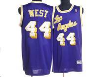 Mitchell and Ness Los Angeles Lakers -44 Jerry West Stitched Purple Throwback NBA Jersey Mitchell and Ness Los Angeles Lakers -44 Jerry West Stitched Purple Throwback NBA Jersey