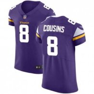 Nike Vikings -8 Kirk Cousins Purple Team Color Stitched NFL Vapor Untouchable Elite Jersey
